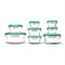 OXO Good Grips - Juego de 16 recipientes de vidrio para uso diario