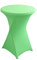 iEventStar Stretch Stehtisch Hussen Spandex Stehtischhussen Bartische Hochzeit Erstärkung im Fußbereich Rund Tischdecke für Bistrotisch Cocktail-Party (Apfelgrün, 1er Set - Ø 60-65 cm)