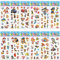 SUNYOVIME Paw Patrol 3D Sticker Kinder Kleinkinder,12 Blätter Puffy Aufkleber Kinder Anime Sticker Set, Aufkleber Sticker für Belohnungsaufkleber Kinder,Mitgebsel Kindergeburtstag Gastgeschenke