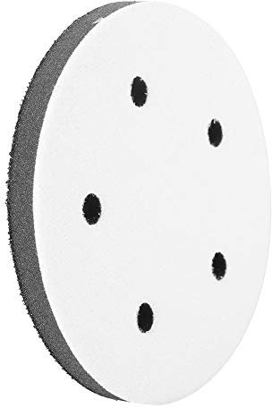 Tampone Morbido Diametro 125 Mm, Cuscinetto di Interfaccia Tampone di Schiuma per Levigatrice Orbitale Tampone di Interfaccia in Spugna per Platorelli di Levigatura (5 pollici 5