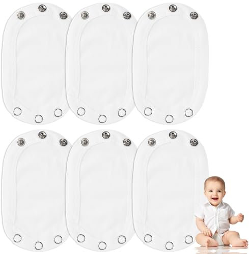LYJOW 6 Pezzi Bambino Body Extender Tutina Child Body Extender Romper Extender Baby Super Utility Pannolino Prolunga Body Neonato