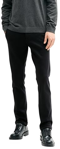 Tom Tailor Herren Jersey Travis Slim Fit Chino Hose, 29999 - Black, 30/32