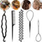 5 Stück Haarstyling-Set für Frauen und Mädchen, Haargeflecht Werkzeug - Haarflechtwerkzeuge für DIY Frisuren, Frisurenhilfe, Für Frauen, Mädchen