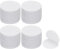 PATIKIL 1.6 Redondas Adhesivas Ganchos y Bucles, 40 Pares Círculo Doble Cara Adhesiva para Hogar Oficina Manualidades Soporte Teléfono Coche, Blanco