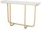 CAFIEDR Couchtisch Marmor Konsolentisch, Wandtisch, schmaler Tisch, Verandatisch, Eingangstisch, Leichter Luxus, Beistelltisch