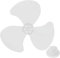 Daaxing Replacement Fan Blades,16-Inch Fan Blade Three-Blade Design For Standing Pedestal Or Table Fans Replacement Parts (White)