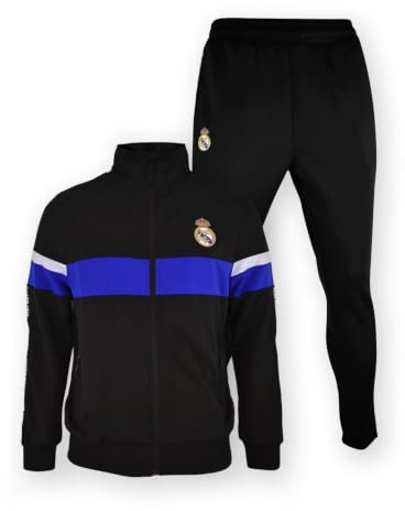 Real Madrid Trainingsanzug für Kinder - Größe 164 - Saison 24/25 - Unisex - Fußball Trainingsanzug - Offizielles Merchandise