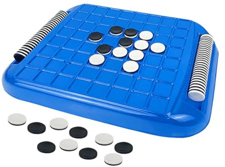 Reversi-Brettspiel, tragbares Othello-Spiel - Lernspielzeug Schwarz-Weiß-Schachspiel | Familienspaßspiel für 2 Spieler. Familienbrettspiel zur Förderung des logischen Denkens