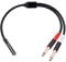 MRNHA 3.5mm to Dual 6.5mm Adapter 3.5mm Audio Aux Cable Double 6.35 1/4 inch Mono to Stereo 1/8 inch 3.5mm Aux Cord