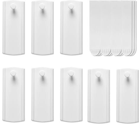 8-Klebenagel Und 12-Klebestreifen, Universeller Rahmenaufhänger, Selbstklebend, Abnehmbarer, Zerstörungsfreier Haken Zum Aufhängen Von Bildern, Schwere, Nagelfreie Bilderhaken