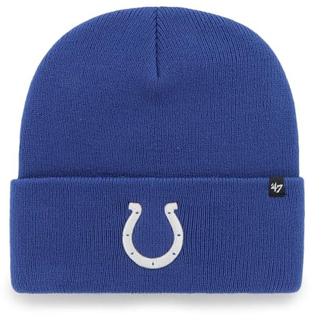 '47 NFL Indianapolis Colts Unisex Cuff Knit, Beanie, Team Logo, Farbe Royal Blau