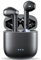 TEAVIN Cuffie Bluetooth 5.3 in Ear con 4 HD Mics, 42H Cuffie Wireless HiFi Stereo con Funzione di Riduzione del Rumore ENC, IPX6 Impermeabile, USB-C Nero