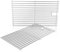 jkxoo 7637 44.1 cm Edelstahl Grillroste für Weber Spirit I & II 200 Series Spirit E210 Spirit E220 Spirit S210, Spirit S220 mit Frontsteuerung Weber Spirit 200 Grillroste