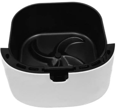 Air Fryer White Panel Oil Pan，Compatible for Philips HD9200，Electric Deep Fryer Parts Replace Accessories Inner Basket Baking Tray
