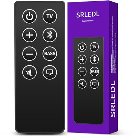 for Soundbar Remote Control,Compatible with Bose Solo 410376 418775 845194 431974 838309-1100 740928-1120 Soundbar Series II and TV Speaker, for Bose Solo 5 10 15 Series II TV Sound System
