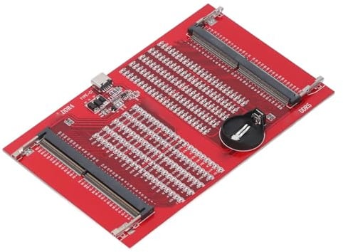 DDR5 DDR4 RAM -Speicher -Tester -Karte Tragbarer PC Motherboard Light Indicator Wartungstool für Desktop -Speicher mit LED -Leuchten