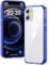 Voyahülle Clear Case for iPhone 12 Mini, Ultra Thin Shockproof TPU Cover, Anti-Yellowing Crystal Clear Phone Case for Apple iPhone 12 Mini - Dark Blue