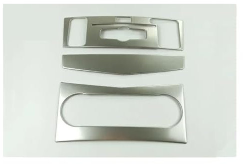 UAGFDFF Auto Zubehör Innenraum Für Mercedes Für Benz C Klasse W204 Konsole CD Panel Klimaanlage Vents Rahmen Abdeckung Trim Dekoration Aufkleber Innenraum Deko(AC CD Model C)