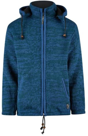 Schafwollstrickjacke blau 625 | Schafwolle | Strickjacke | Schafwoll-Jacke | Woll-Jacke | Schafwolljacke | Außenjacke
