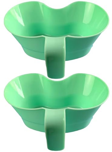 Tazza multifunzionale per risciacquo orale da 900 ml, per anziani, con bordi lisci e manico ergonomico, tazza per la cura orale per anziani