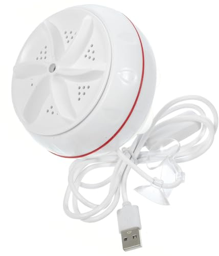 HOMOCONO Mini Lavadora Portátil de 30w Carga Usb, Limpieza Profunda y Apagado Automático, Ligera y Compacta para Ropa Interior y Camisas de Gasa en Viajes y Dormitorios