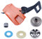 Cadena de freno Embrague Tambor Piñón Cubierta Buje para Husqvarna 268 272 266 61 66 272XP Piezas de motosierra