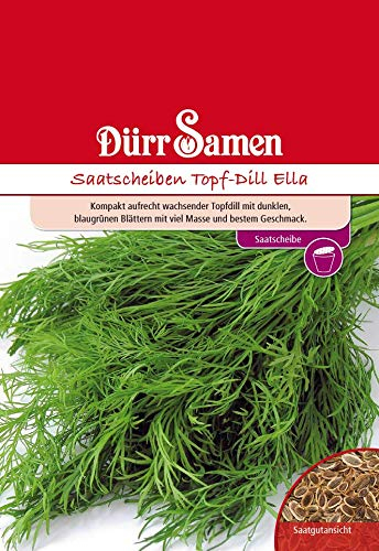 Saatscheiben Dill Samen Topf Dill Ela Dillsamen 3 Saatscheiben Küchenkräuter Kräutersamen Saatgut Balkon Garten Hochbeet Kübel Dürr Samen