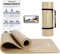 MSPORTS Gymnastikmatte Premium inkl. Tragegurt + Übungsposter + Workout App I Hautfreundliche Fitnessmatte 190 x 80 x 1,5 cm - Beige-Caramel - Phthalatfreie Yogamatte