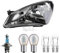 EISENFELS Bundle Set 70803876 Scheinwerfer links + Leuchtmittel H4 NIGHT BREAKER + PY21W Diadem Chrome + W21/5W Classic kompatibel mit Mii KF1_