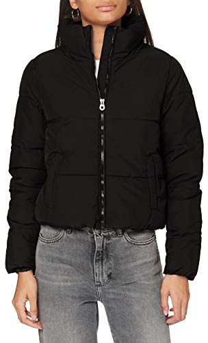 ONLY Womens Onldolly Short Puffer Otw Noos Jacket, Black, XS UK