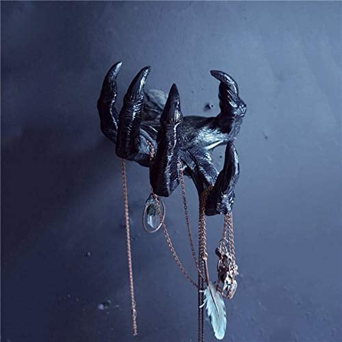 SBYMX Witch's Hand Deko Wohnzimmer Wanddekoration The Monster Hand Wandbehang Fantasy Decoration Armband Schmuck Display Rack Aesthetic Room Decor Skulptur Indie Wandschmuck