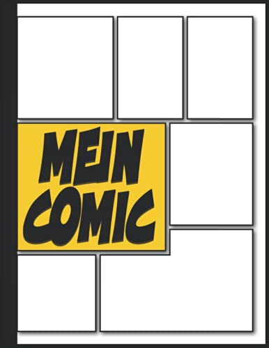 Comic Selber Machen 100 Vorlagen für Comic Zeichnen Lernen: Comic Selber Zeichnen Blanko Buch Geschenk für Comic Fan, Erwachsene & Kinder (A4 Comics & Manga Zeichnen Lernen)