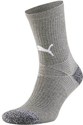 PUMA teamLIGA Men's Training Socks Grey White Size 1 (31-34)