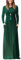 GRECERELLE Women's Casual Maxi Dress Long Sleeve Long Dresses with Pockets and Sleeves for Ladies (Dark Green, M)