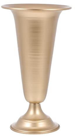 Angoily Vintage Blumentopf Golden Pflanztopf Pflanzer Deko Vase Trophäe Retro Blumenkübel Römischer Topf Rustik Übertopf Blumenkasten Pflanz Pokal Pflanzschale Antik Garten Dekoration