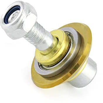 QWORK Hartmetall-Keramik-Fliesenschneider, Ersatzritzrad mit Schraube und Kontermutter – ideal für manuelle Fliesenschneidmaschine