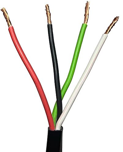 100m Outdoor Rated 4 Core Speaker Cable 1.5mm² OXYGEN FREE COPPER (OFC) 100V