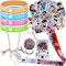 Ensemble cadeaux BTS - 60 Autocollants /40 Bracelet /1 Support de téléphone mobile /1 Collier /1 Porte - clés /1 Porte - clés, Kpop BTS Merchandise Coffret cadeau pour l'armée