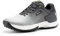 FitVille Mens Golf Shoes Extra Wide Fit Casual Sneakers Water Resistant Non Slip Outdoor Spiked Trainers for Golf Training, Grey, 10 UK Wide