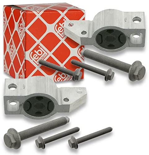 2x Lagerung Querlenker Lager Alu Lagerblock vorne links + rechts