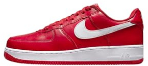 Nike Air Force 1 '07 Herren Sneaker, rot/weiß, 42 EU