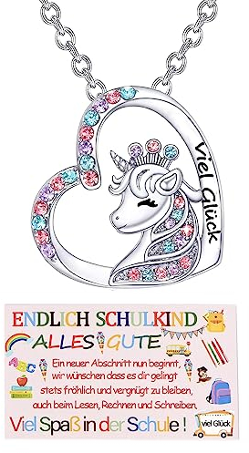 Geschenk zur Einschulung Schulkind 2025 Schutzengel Geschenk Einschulung Schultüte Mutmacher Glücksbringer Karte Spruch Schultüte Zuckertüte erster für Schulanfänger Schulbeginn Schmuck (style 1)