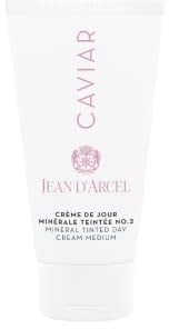 JEAN D’ARCEL - CAVIAR crème de jour minérale teintée no.2 - Zart getönte Anti-Aging Tagescreme - Gleicht Hautunebenheiten aus - 50ml