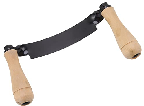 Fockety Cuchillo de Tracción, Acero de Tungsteno de Amplia Aplicación Herramienta de Afeitado de Alta Nitidez Dureza HRC 30 para Madera (10 Pulgadas)