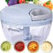 Retoo Hachoir à oignons avec lame en acier inoxydable, hachoir à oignons, hachoir à oignons, hachoir à légumes, hachoir manuel multiple, hachoir manuel pour fruits et légumes, hachoir à fruits