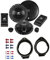 ESX XE 6.2C Lautsprecher mit Einbauset passend für Opel Astra K ab 2015 Türen vorne 400 Watt 165mm 2 Wege Kompo