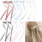 Fhioevt 10 Pezzi Fiocchi per Capelli Mollette per Capelli in Raso Setoso con Coda Lunga Fiocco Capelli Donna Elegante Fermagli per Capelli per Donna e Ragazza Compleanni, Feste, Matrimoni (5 Colori)