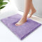 Hafaa Bath Mat Non Slip Anti Mould – Lilac Chenille Bathroom Mat 40 x 60 cm Machine Washable Bath mats Super Absorbent Extra Soft Fluffy Shower mat