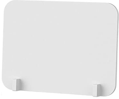 Schreibtisch-Trennwand Sichtschutz Trennwand Kasse für Call Center Arbeitsplatte weiß 30 x 40 cm