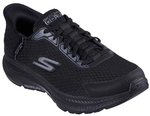 Skechers Go Run Consistent 2.0 Empowered, Zapatillas Hombre, Black Textile/Synthetic, 43.5 EU